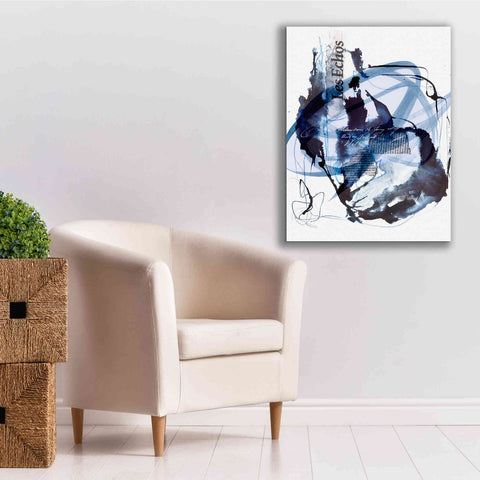 Image of 'Story Of Passion Blue' by Andrea Haase Giclee Canvas Wall Art,26 x 34