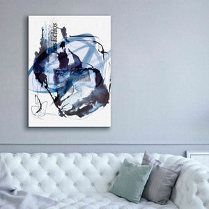 'Story Of Passion Blue' by Andrea Haase Giclee Canvas Wall Art,40 x 54