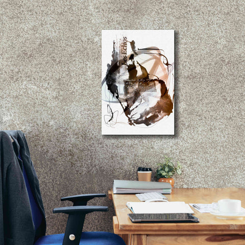 Image of 'Story Of Passion Brown' by Andrea Haase Giclee Canvas Wall Art,18 x 26