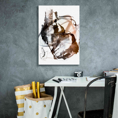Image of 'Story Of Passion Brown' by Andrea Haase Giclee Canvas Wall Art,18 x 26