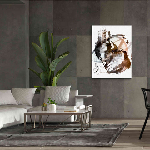 Image of 'Story Of Passion Brown' by Andrea Haase Giclee Canvas Wall Art,40 x 54