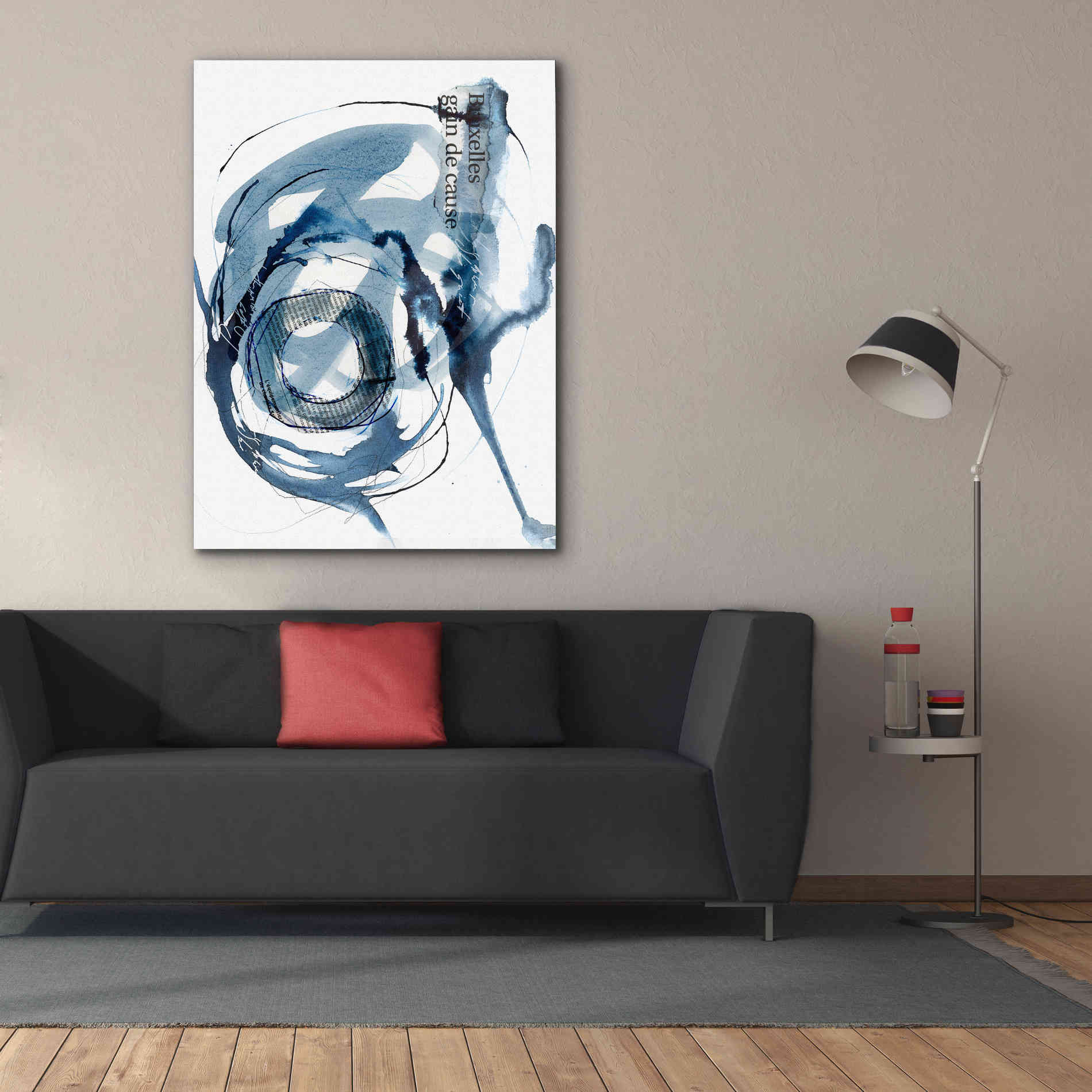 'Story Of Hope Blue' by Andrea Haase Giclee Canvas Wall Art,40 x 54