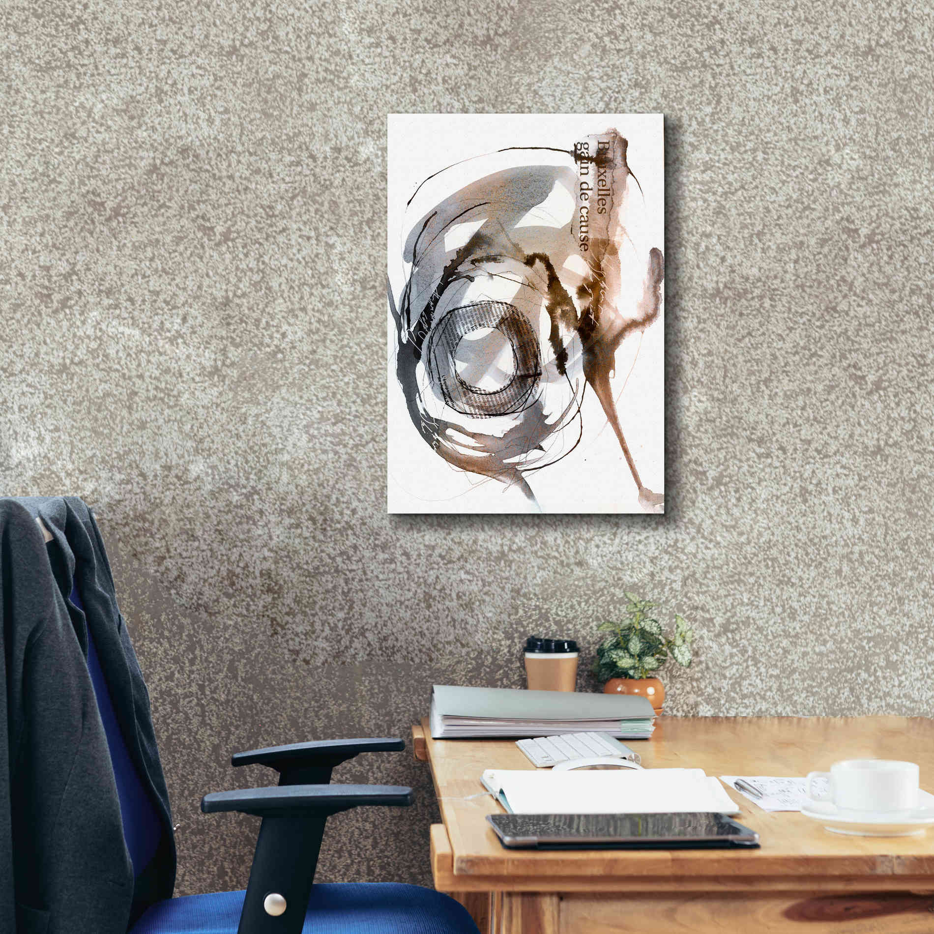 'Story Of Hope Brown' by Andrea Haase Giclee Canvas Wall Art,18 x 26