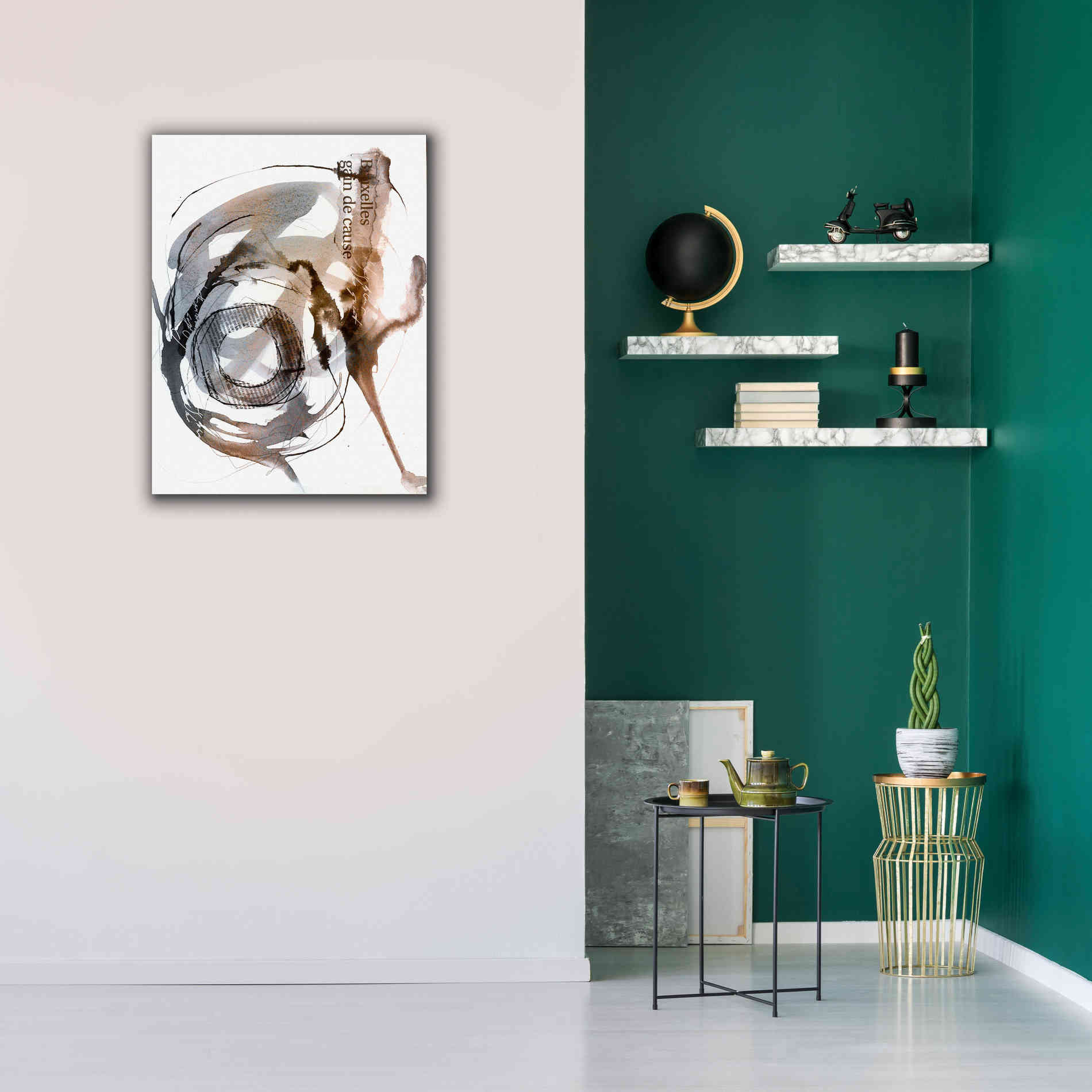 'Story Of Hope Brown' by Andrea Haase Giclee Canvas Wall Art,26 x 34