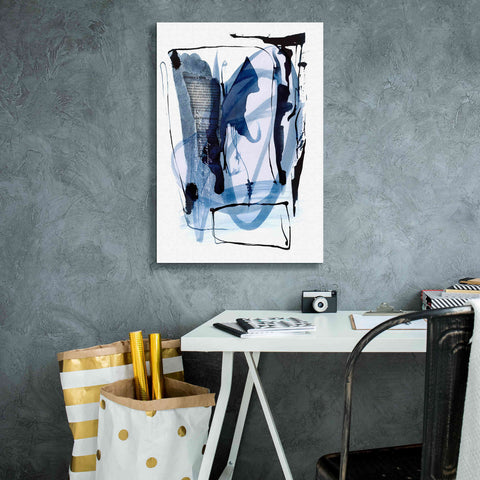 Image of 'Story Of Faith Blue' by Andrea Haase Giclee Canvas Wall Art,18 x 26