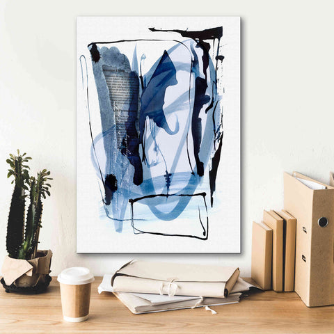 Image of 'Story Of Faith Blue' by Andrea Haase Giclee Canvas Wall Art,18 x 26