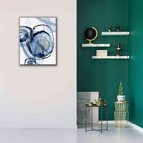 Image of 'Story Of Escape Blue' by Andrea Haase Giclee Canvas Wall Art,26 x 34