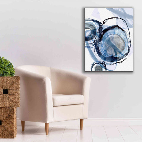 Image of 'Story Of Escape Blue' by Andrea Haase Giclee Canvas Wall Art,26 x 34