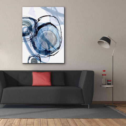 Image of 'Story Of Escape Blue' by Andrea Haase Giclee Canvas Wall Art,40 x 54