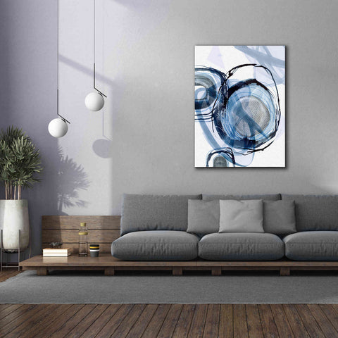 Image of 'Story Of Escape Blue' by Andrea Haase Giclee Canvas Wall Art,40 x 54