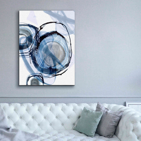 Image of 'Story Of Escape Blue' by Andrea Haase Giclee Canvas Wall Art,40 x 54