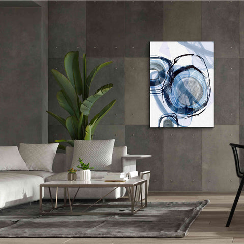 Image of 'Story Of Escape Blue' by Andrea Haase Giclee Canvas Wall Art,40 x 54