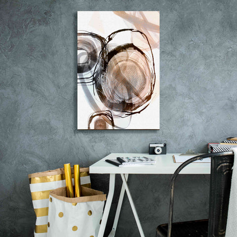 Image of 'Story Of Escape Brown' by Andrea Haase Giclee Canvas Wall Art,18 x 26