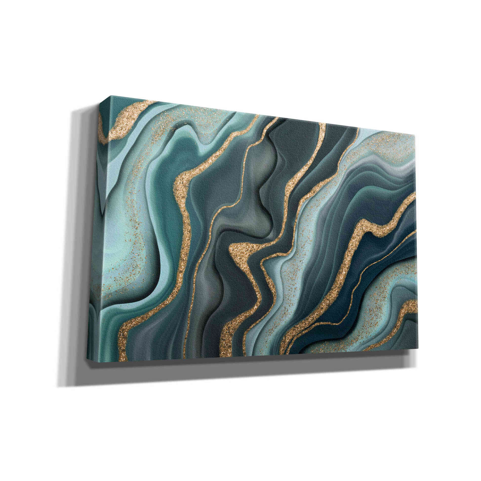 'Marbled Ink' by Andrea Haase Giclee Canvas Wall Art