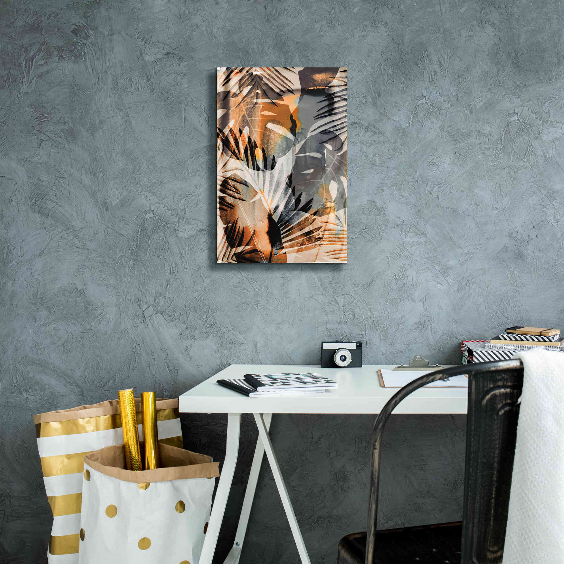 'Exotic Journey Orange' by Andrea Haase Giclee Canvas Wall Art,12 x 18