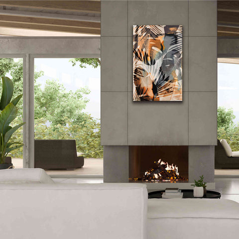 Image of 'Exotic Journey Orange' by Andrea Haase Giclee Canvas Wall Art,26 x 40