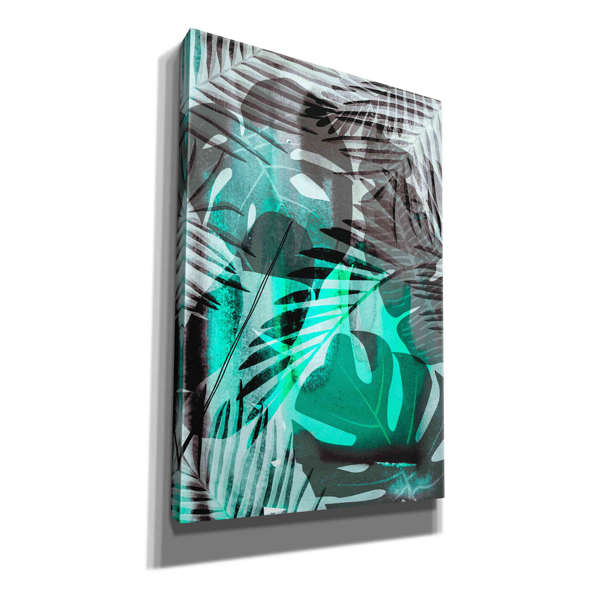 'Exotic Night Green' by Andrea Haase Giclee Canvas Wall Art