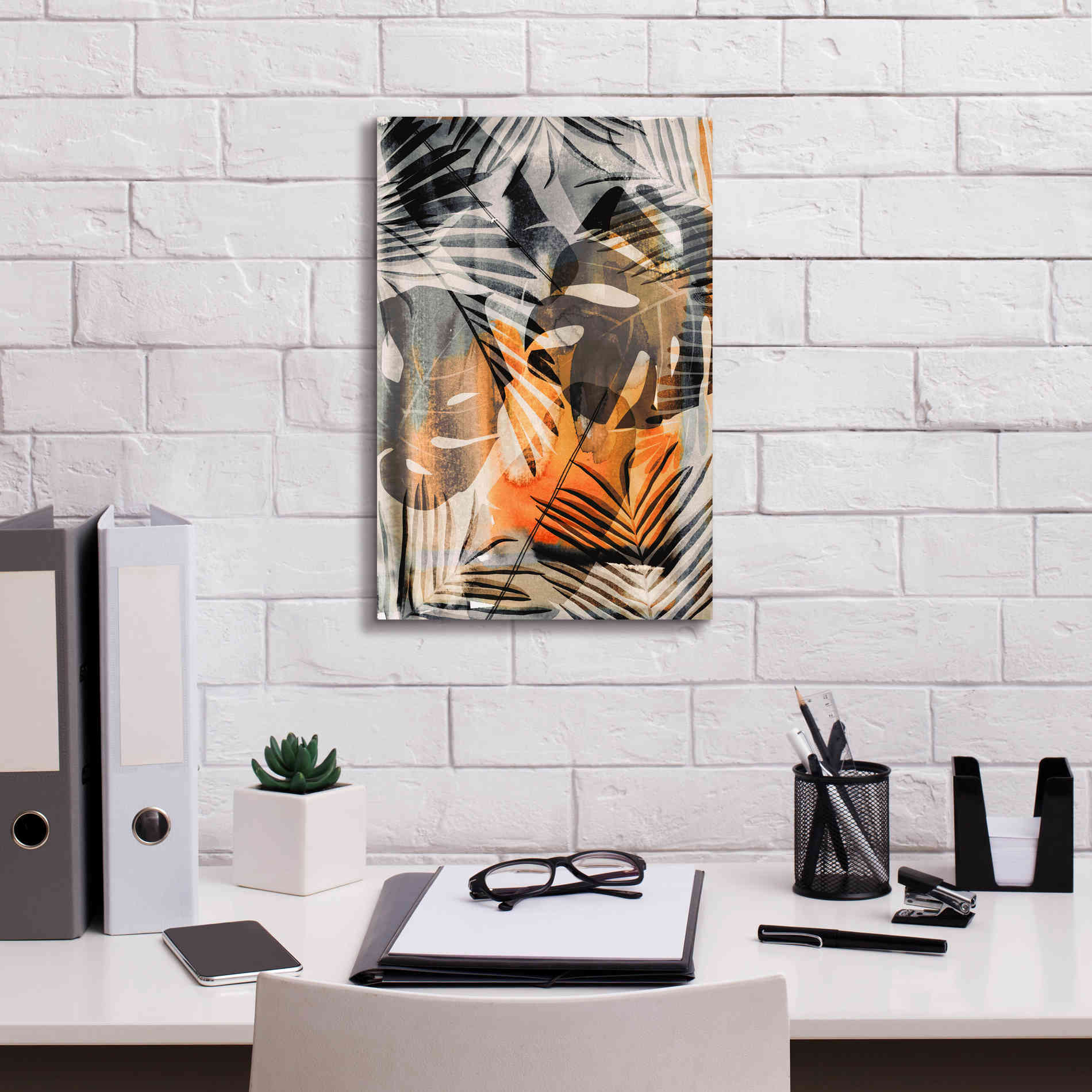 'Exotic Adventure Orange' by Andrea Haase Giclee Canvas Wall Art,12 x 18