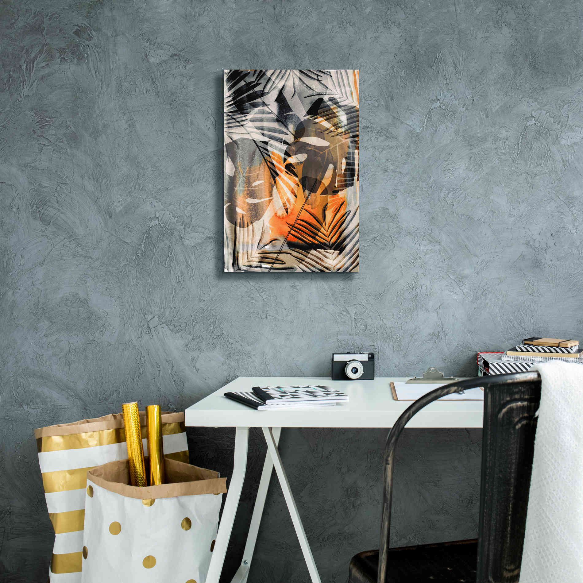 'Exotic Adventure Orange' by Andrea Haase Giclee Canvas Wall Art,12 x 18