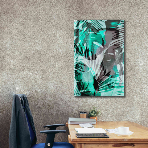 Image of 'Exotic Journey Green' by Andrea Haase Giclee Canvas Wall Art,26 x 40