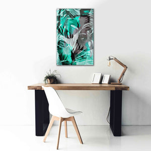 'Exotic Journey Green' by Andrea Haase Giclee Canvas Wall Art,26 x 40
