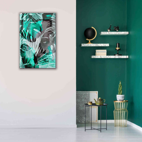 Image of 'Exotic Journey Green' by Andrea Haase Giclee Canvas Wall Art,26 x 40