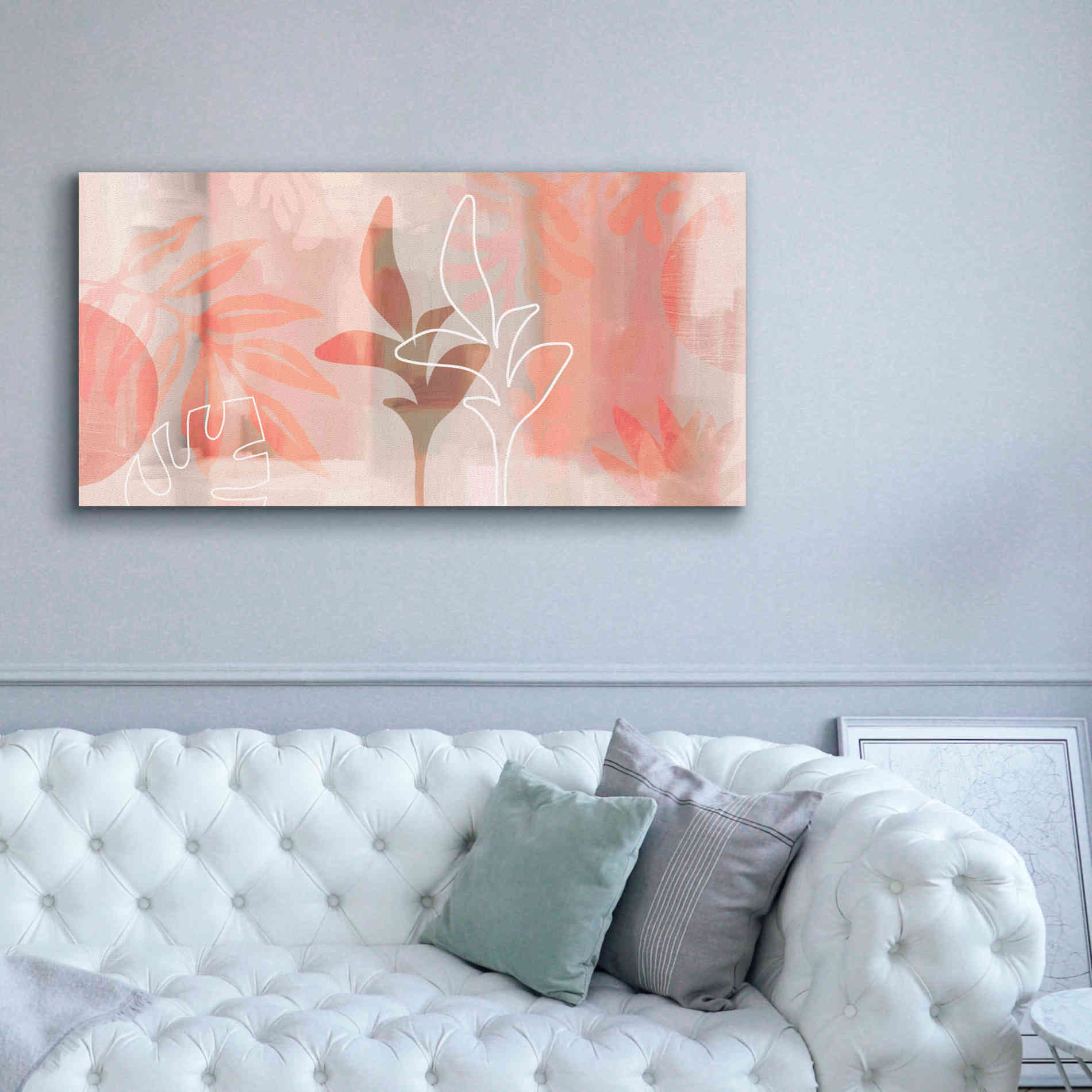 'Plantas Bonitas' by Andrea Haase Giclee Canvas Wall Art,60 x 30