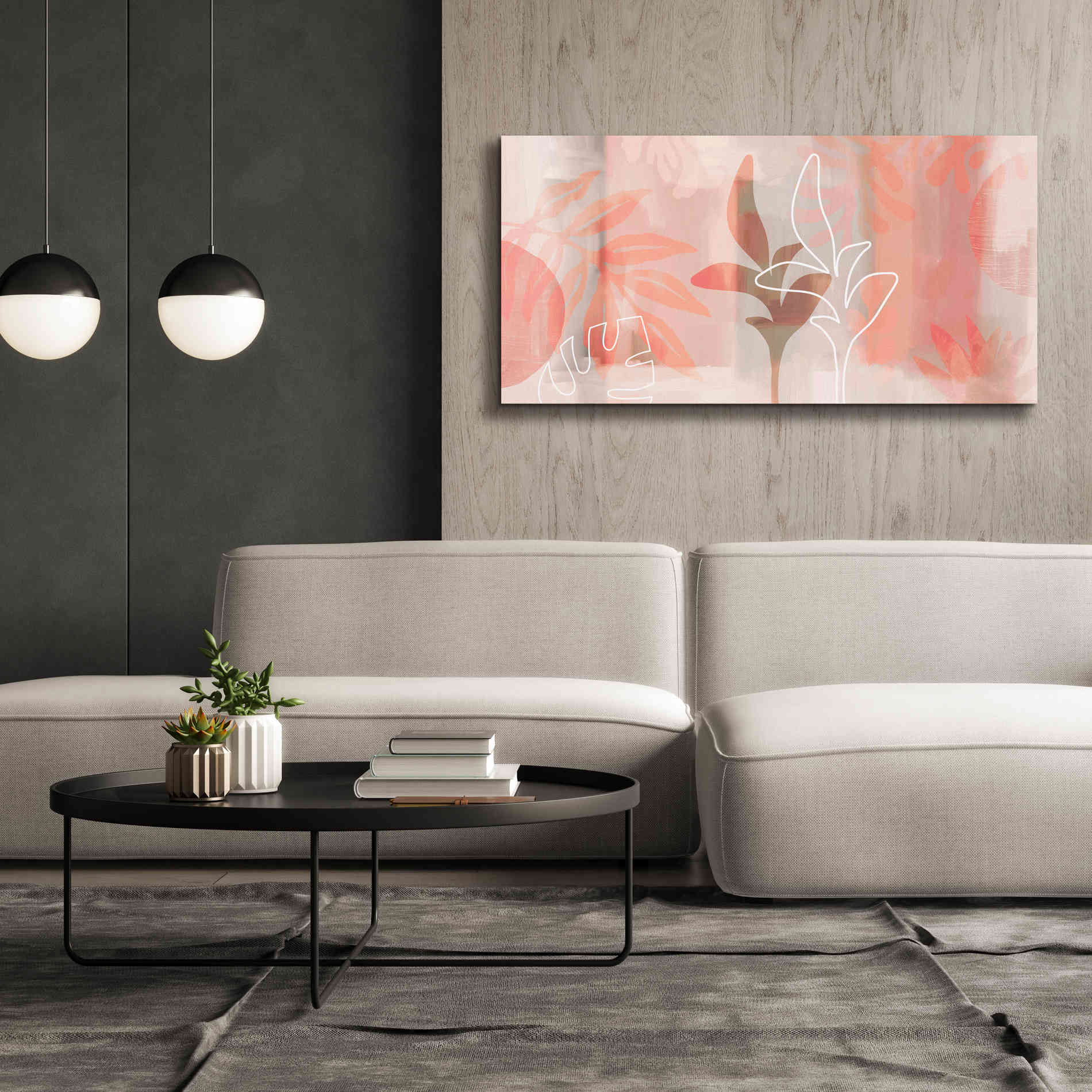 'Plantas Bonitas' by Andrea Haase Giclee Canvas Wall Art,60 x 30