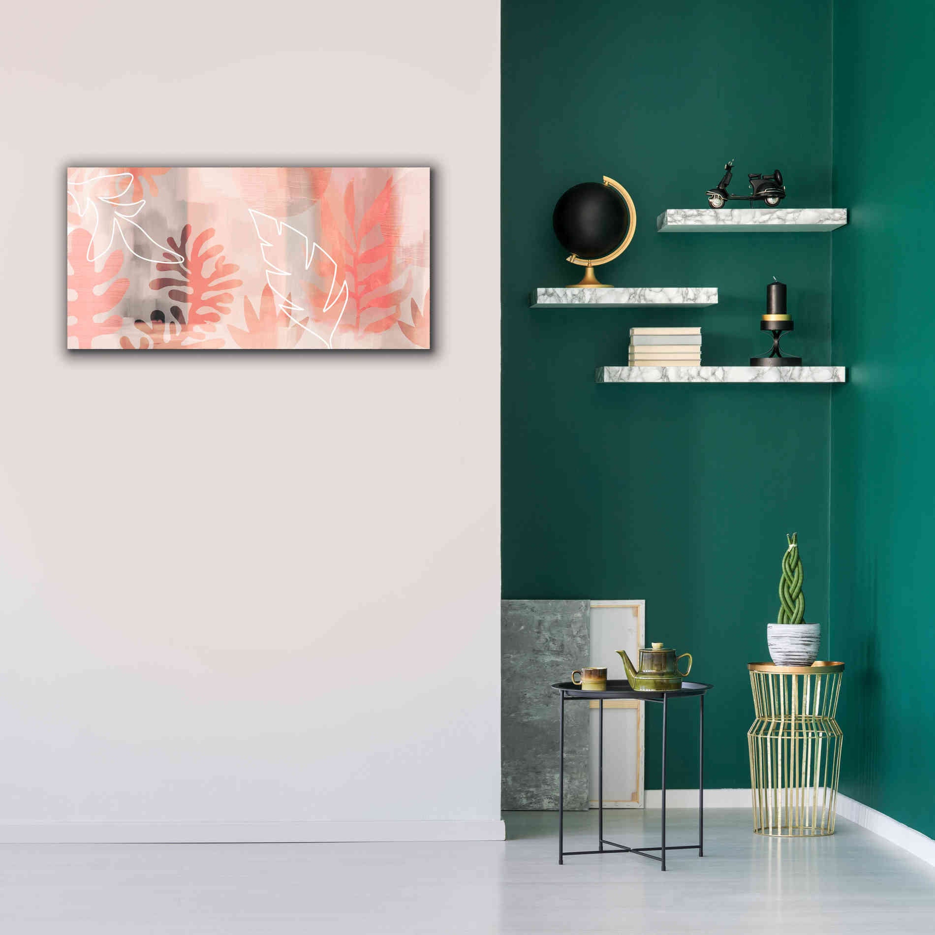 'Plantas Tropicales' by Andrea Haase Giclee Canvas Wall Art,40 x 20
