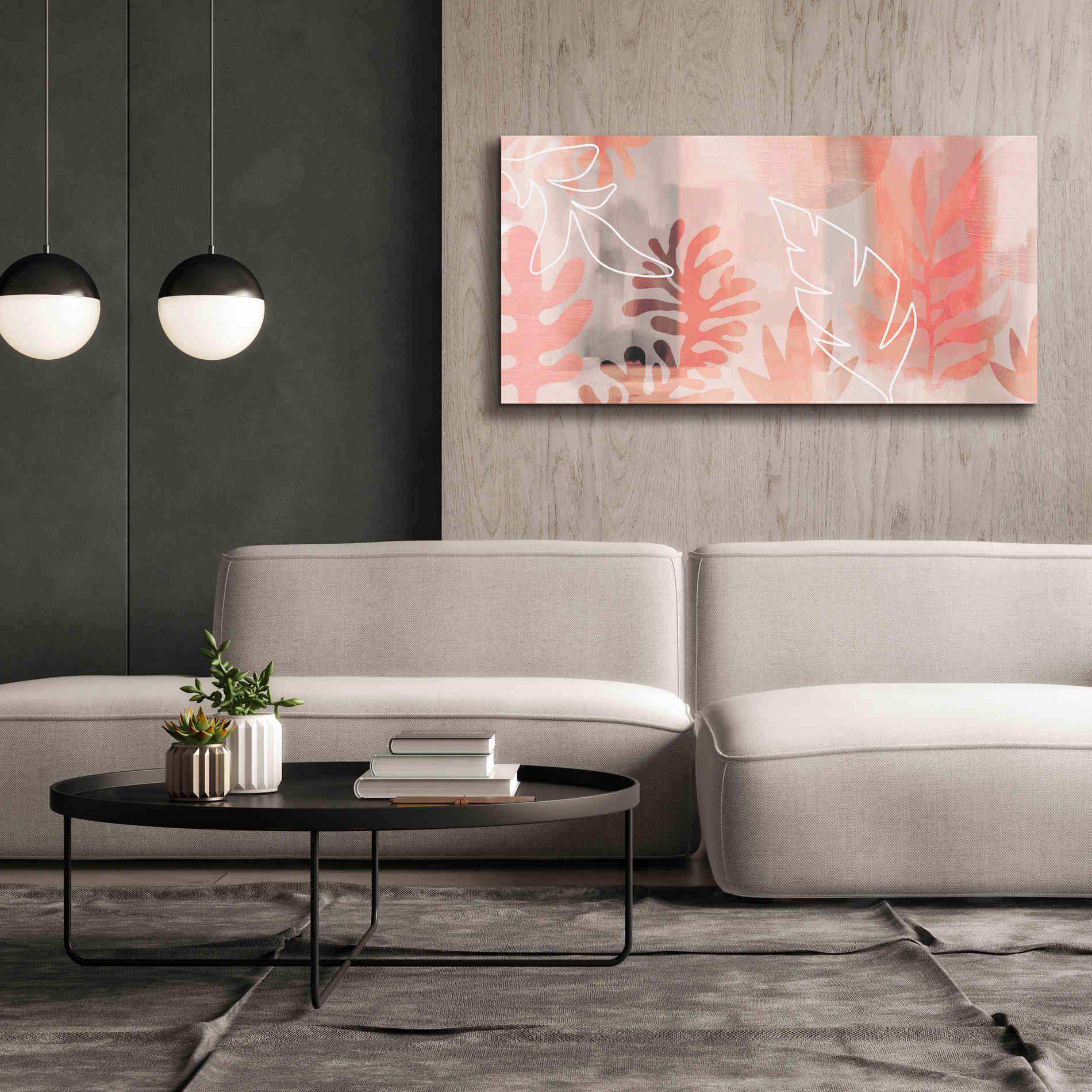 'Plantas Tropicales' by Andrea Haase Giclee Canvas Wall Art,60 x 30
