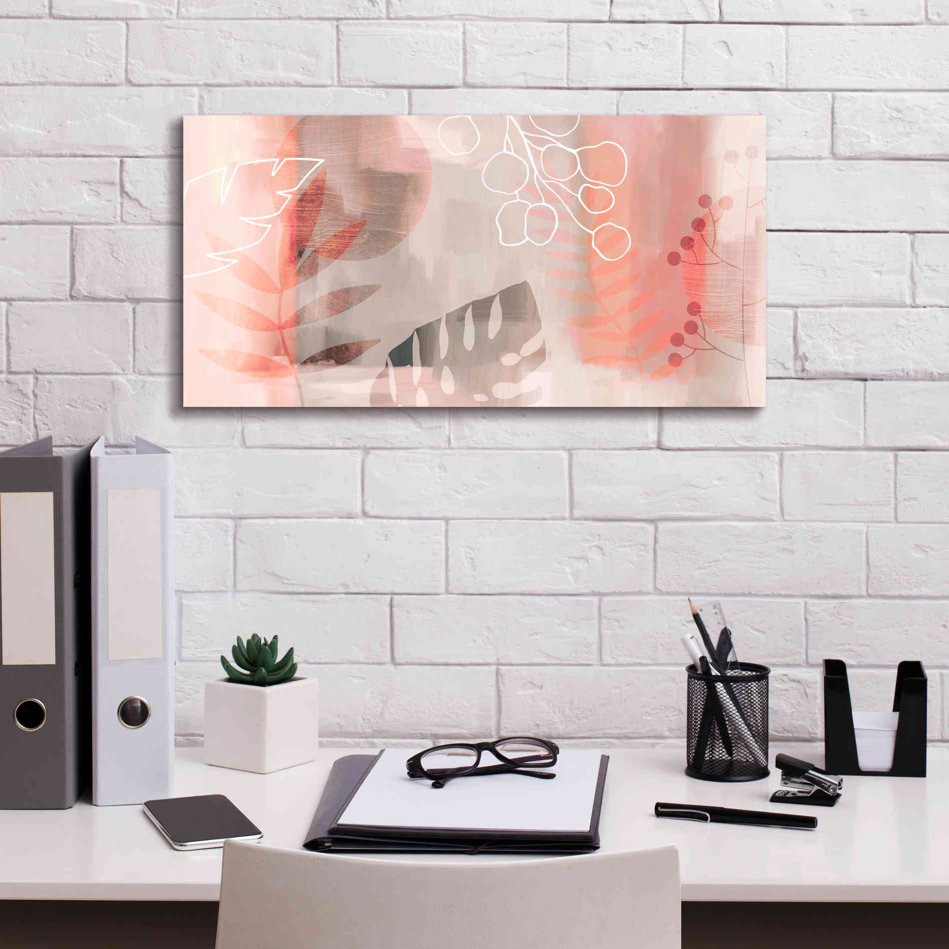 'Plantas Exoticas' by Andrea Haase Giclee Canvas Wall Art,24 x 12