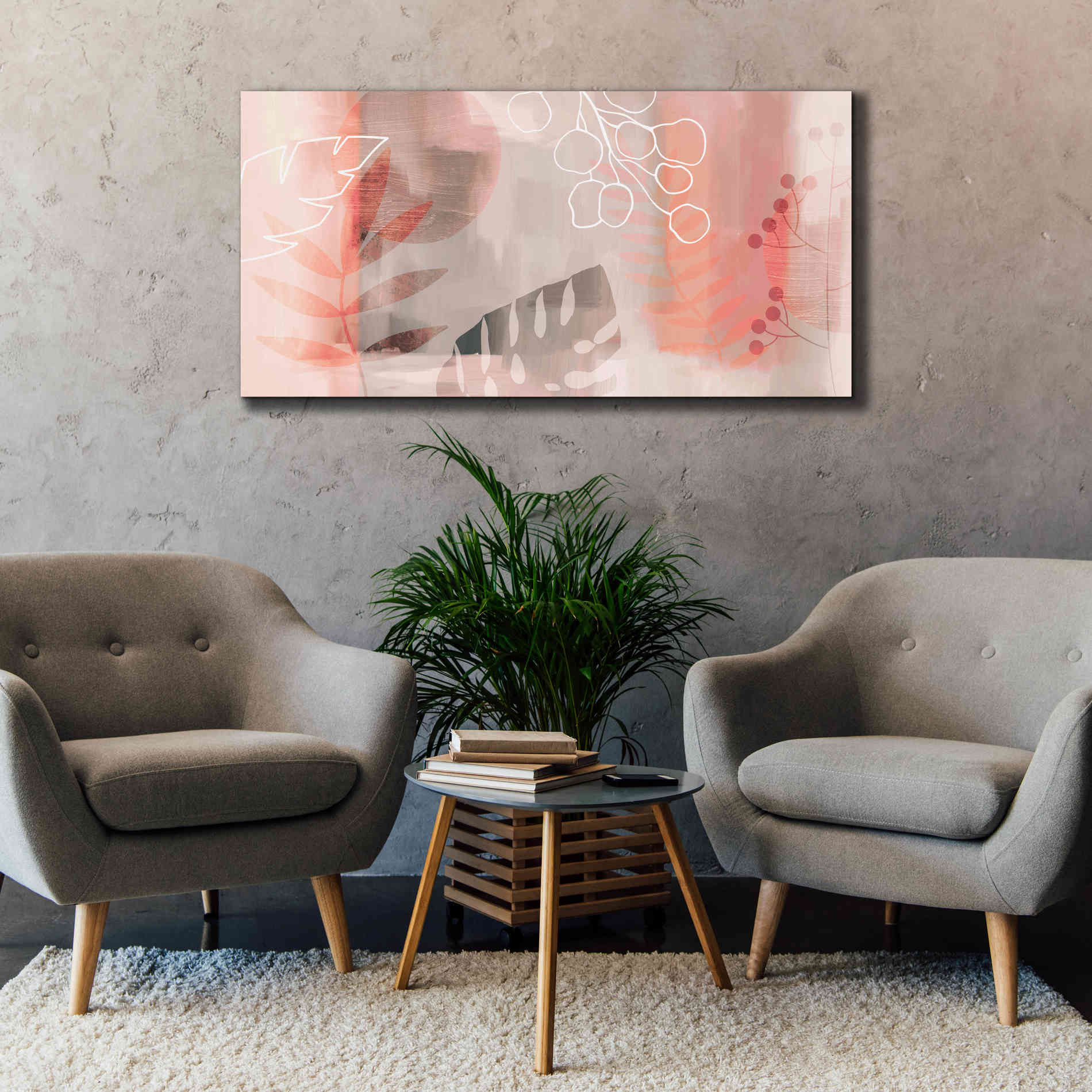 'Plantas Exoticas' by Andrea Haase Giclee Canvas Wall Art,60 x 30
