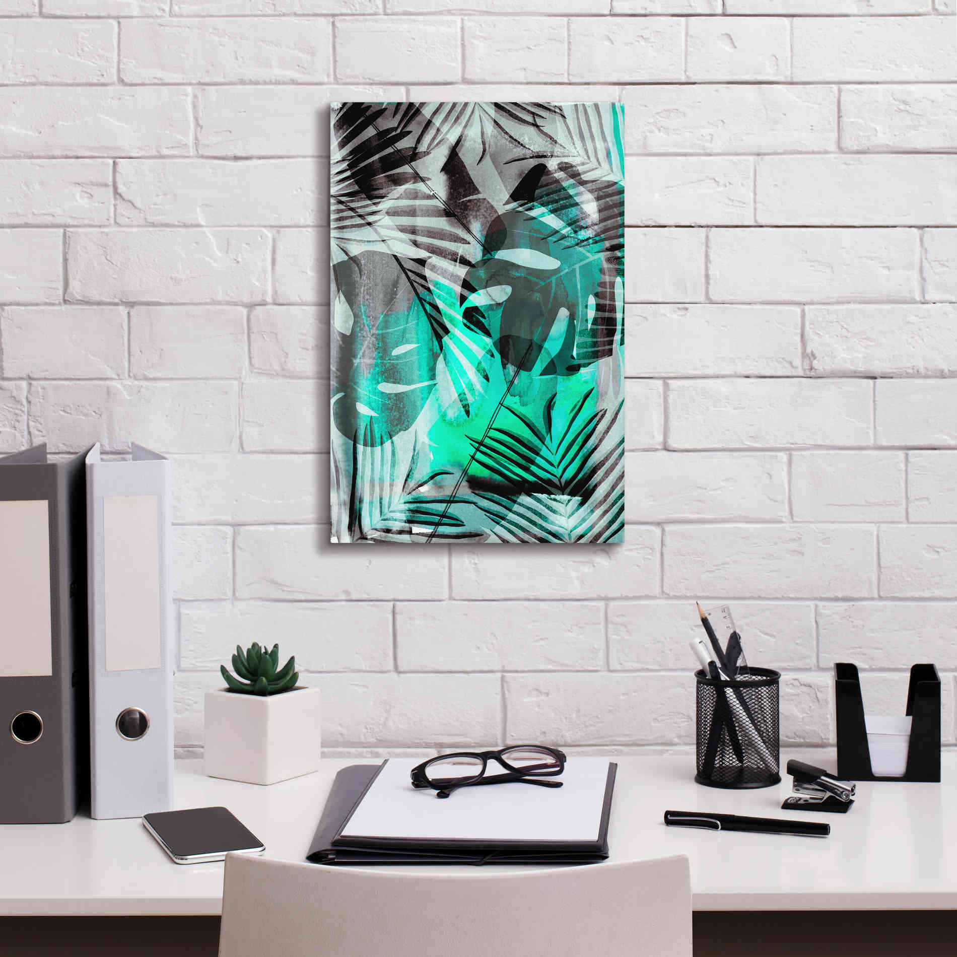 'Exotic Adventure Green' by Andrea Haase Giclee Canvas Wall Art,12 x 18