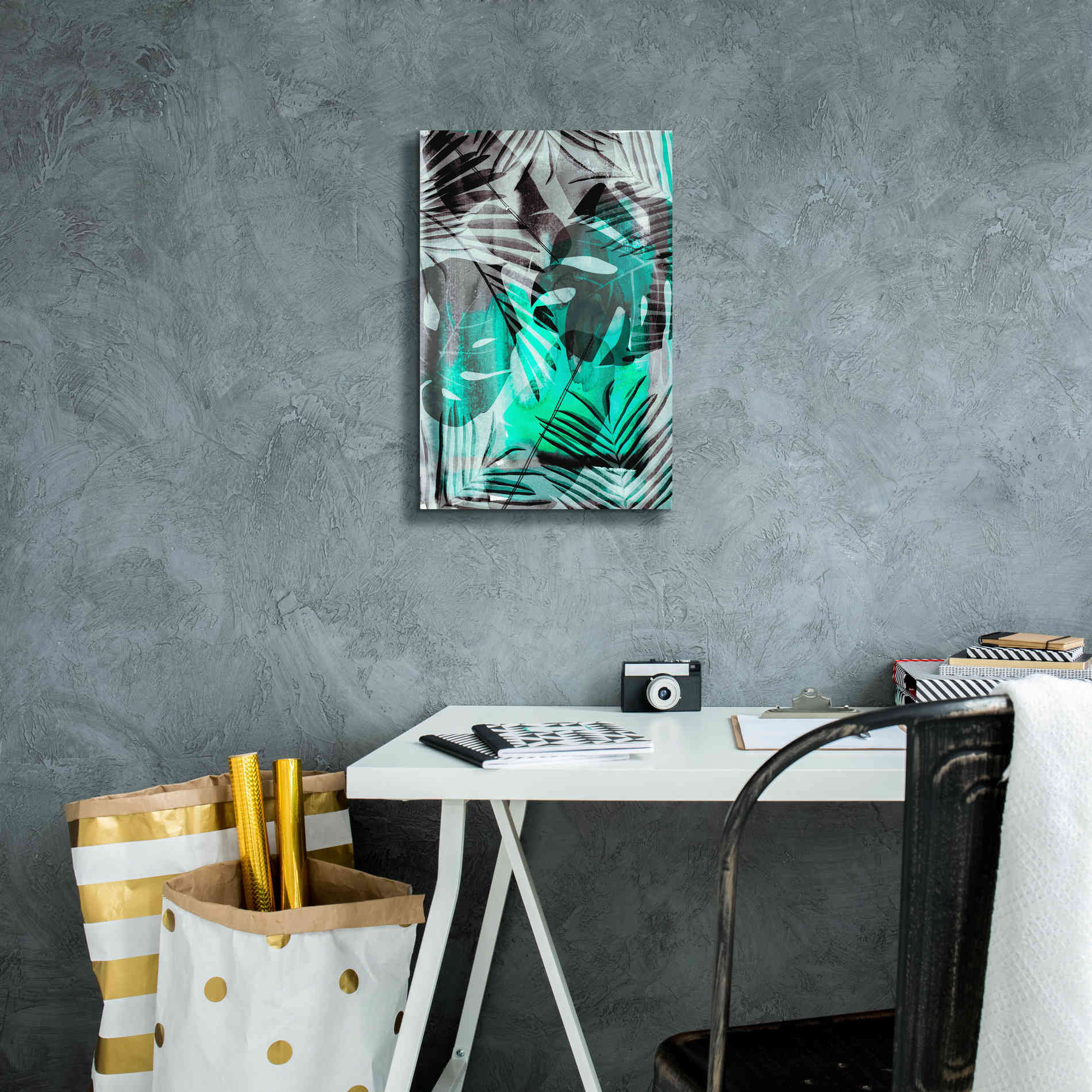 'Exotic Adventure Green' by Andrea Haase Giclee Canvas Wall Art,12 x 18