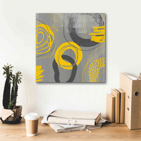 Image of 'Abstract Summer Fun' by Andrea Haase Giclee Canvas Wall Art,18 x 18
