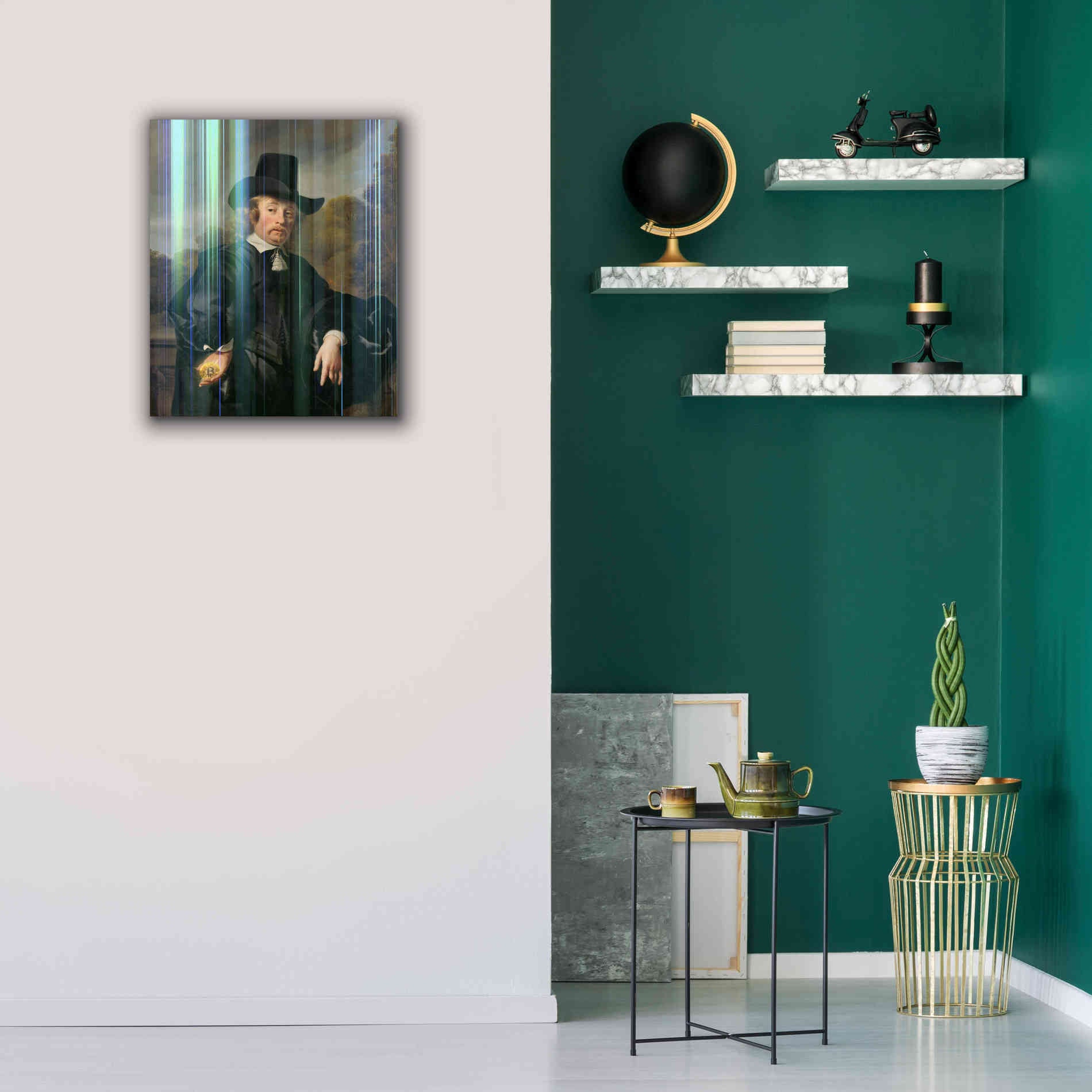 'History Meets Future III' by Andrea Haase Giclee Canvas Wall Art,20 x 24