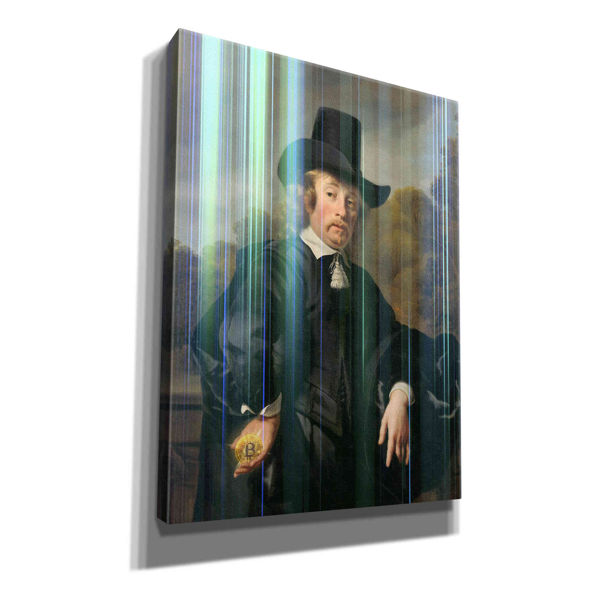 'History Meets Future III' by Andrea Haase Giclee Canvas Wall Art