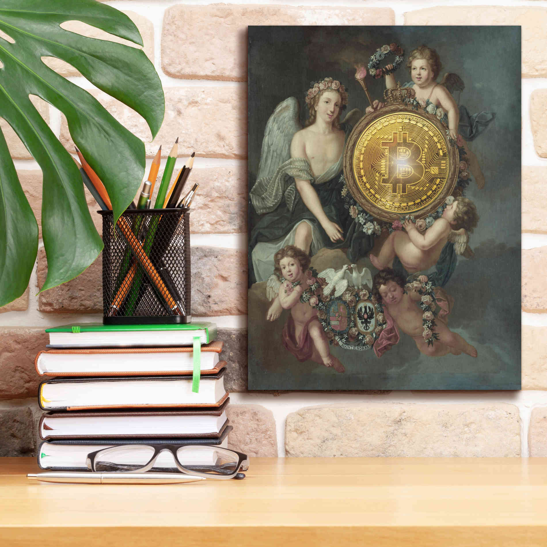 'History Meets Future IV' by Andrea Haase Giclee Canvas Wall Art,12 x 16