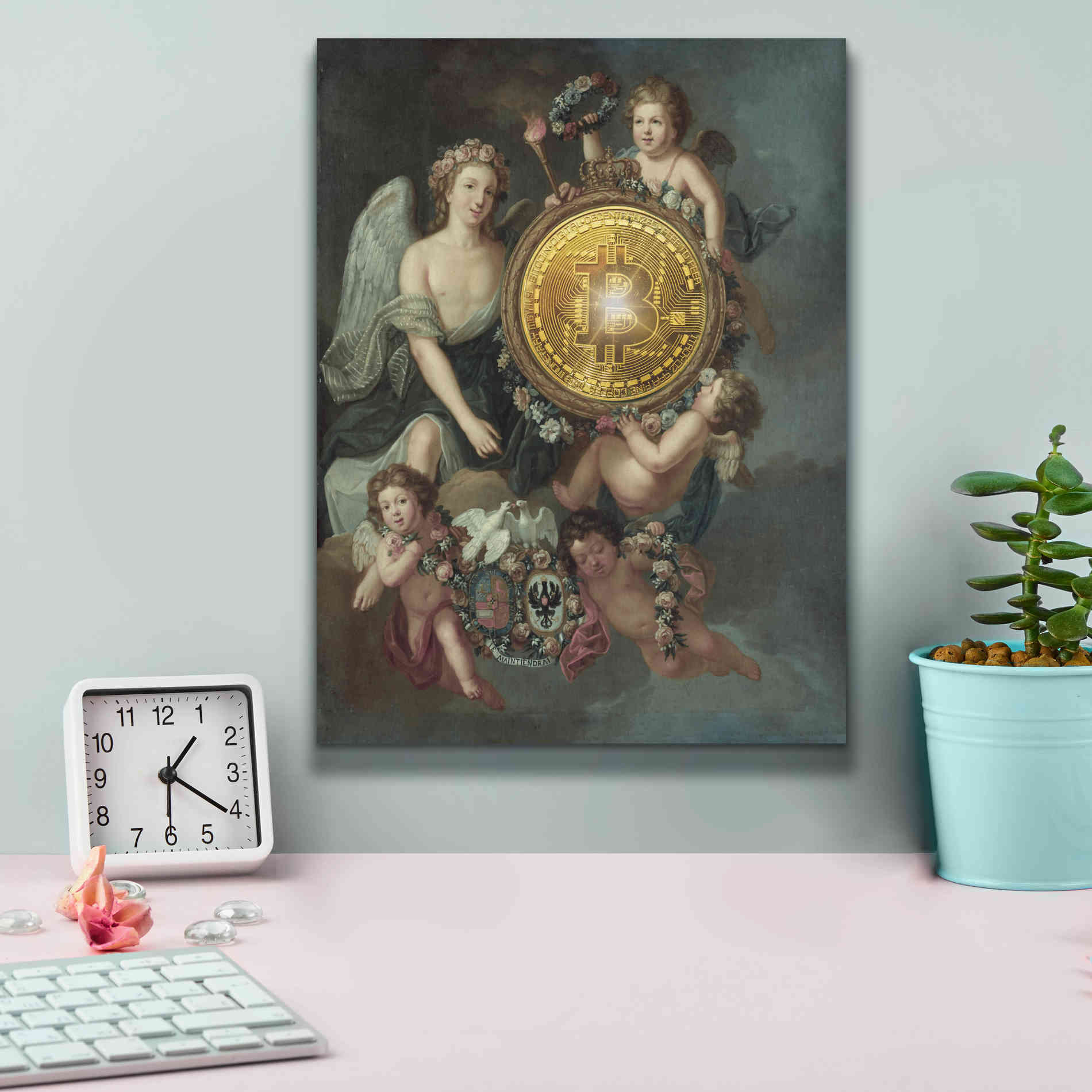 'History Meets Future IV' by Andrea Haase Giclee Canvas Wall Art,12 x 16