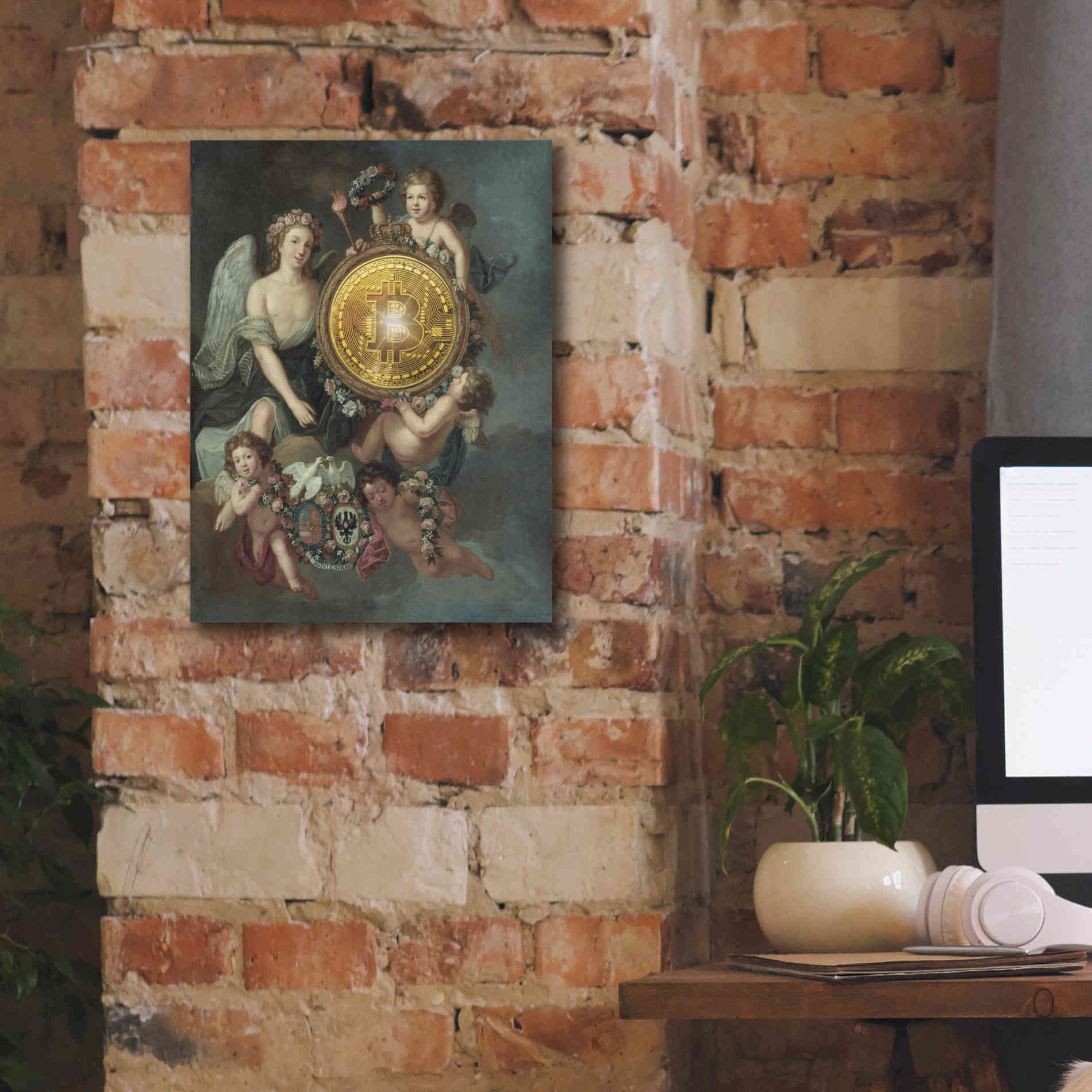 'History Meets Future IV' by Andrea Haase Giclee Canvas Wall Art,12 x 16