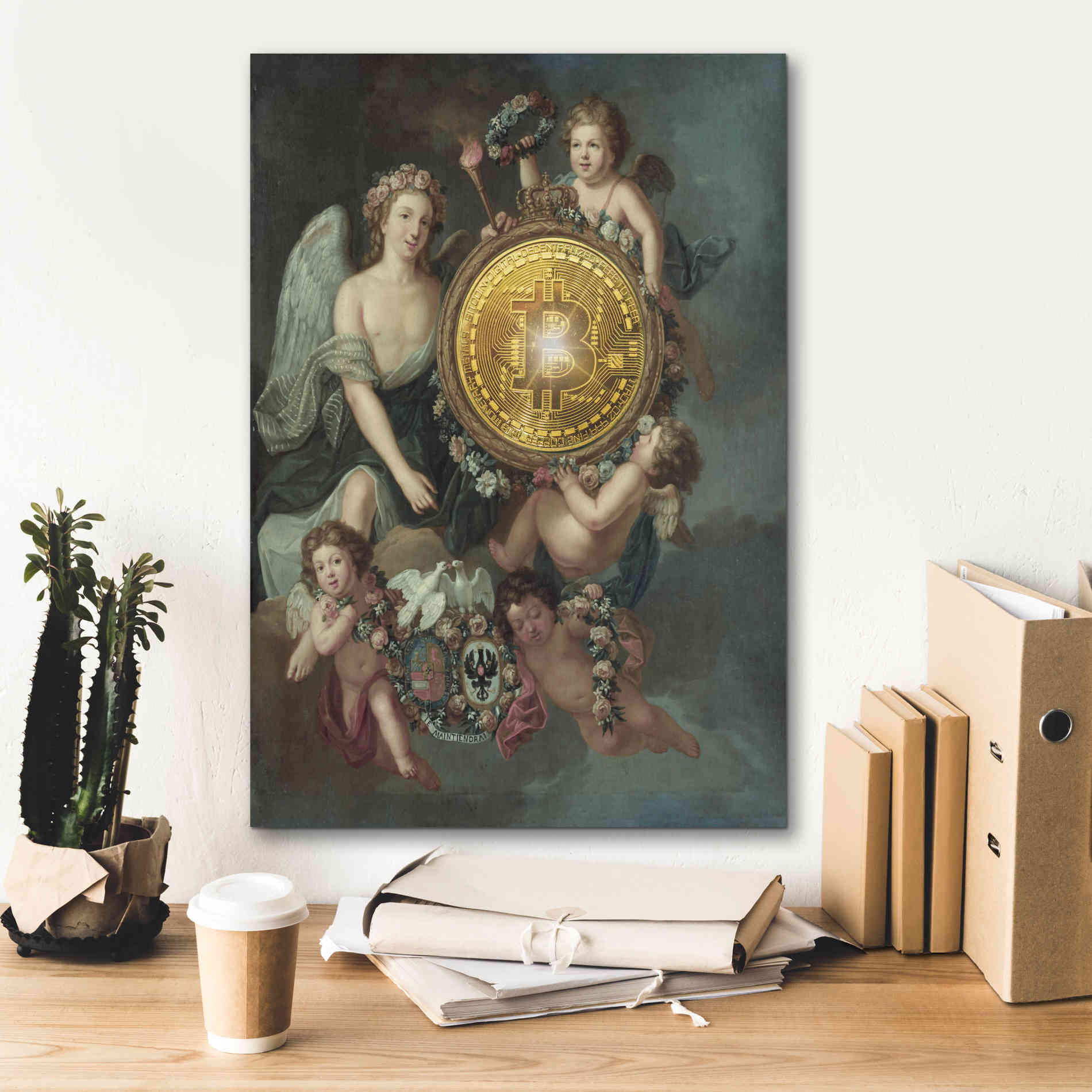 'History Meets Future IV' by Andrea Haase Giclee Canvas Wall Art,18 x 26