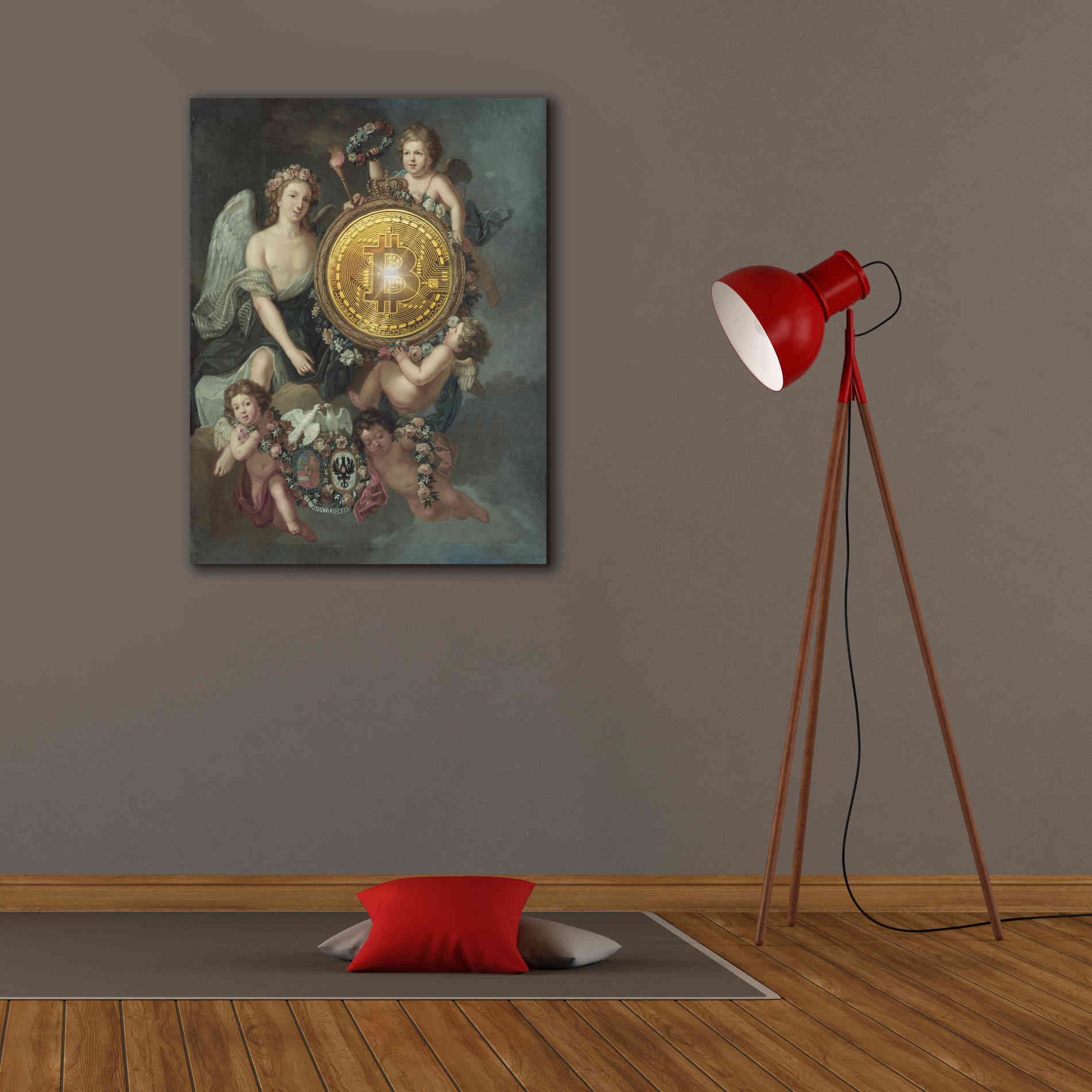 'History Meets Future IV' by Andrea Haase Giclee Canvas Wall Art,26 x 34