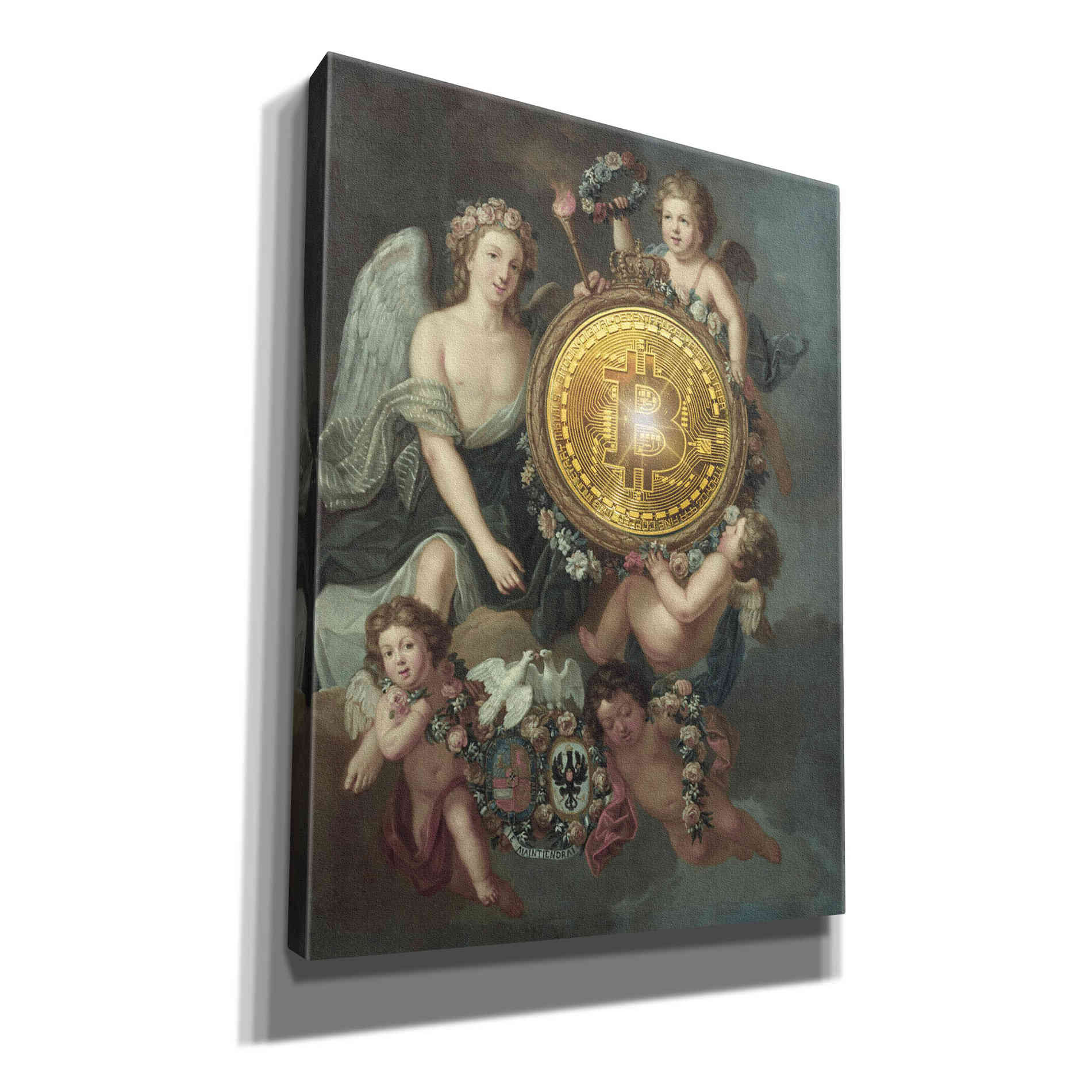 'History Meets Future IV' by Andrea Haase Giclee Canvas Wall Art