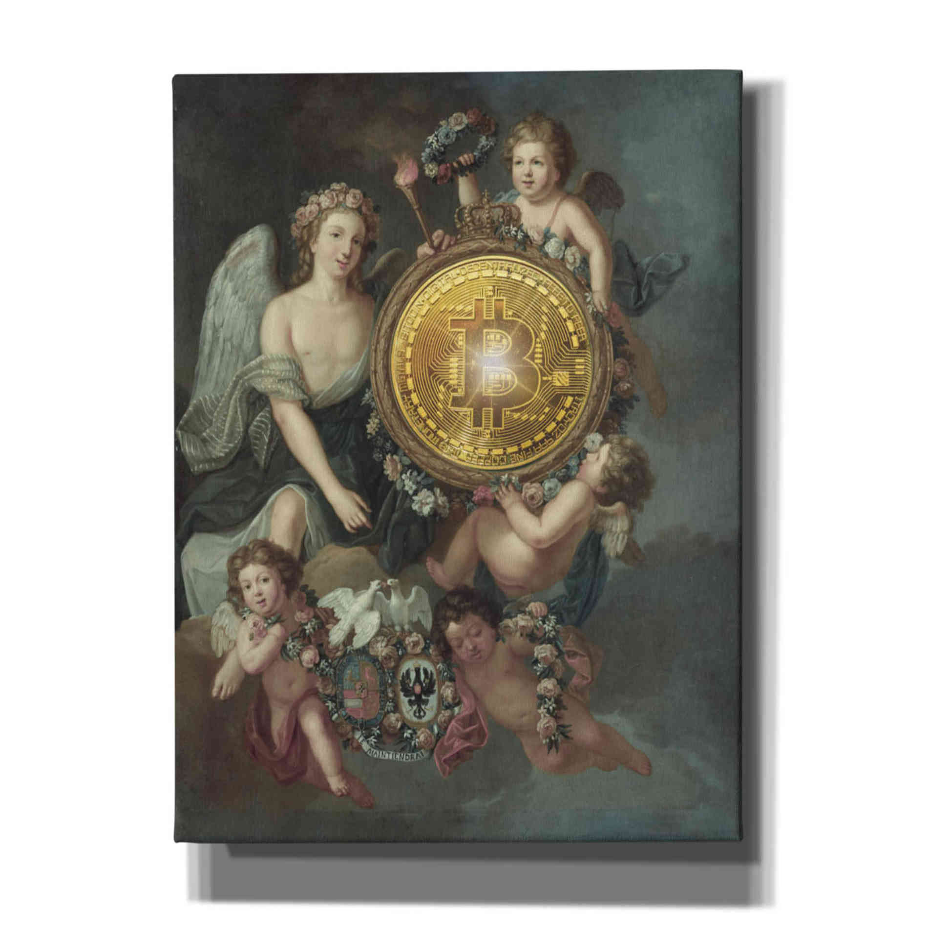 'History Meets Future IV' by Andrea Haase Giclee Canvas Wall Art