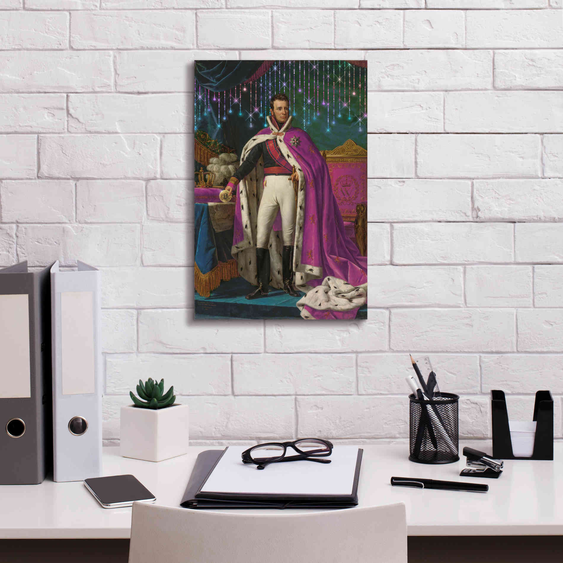 'History Meets Future V' by Andrea Haase Giclee Canvas Wall Art,12 x 18