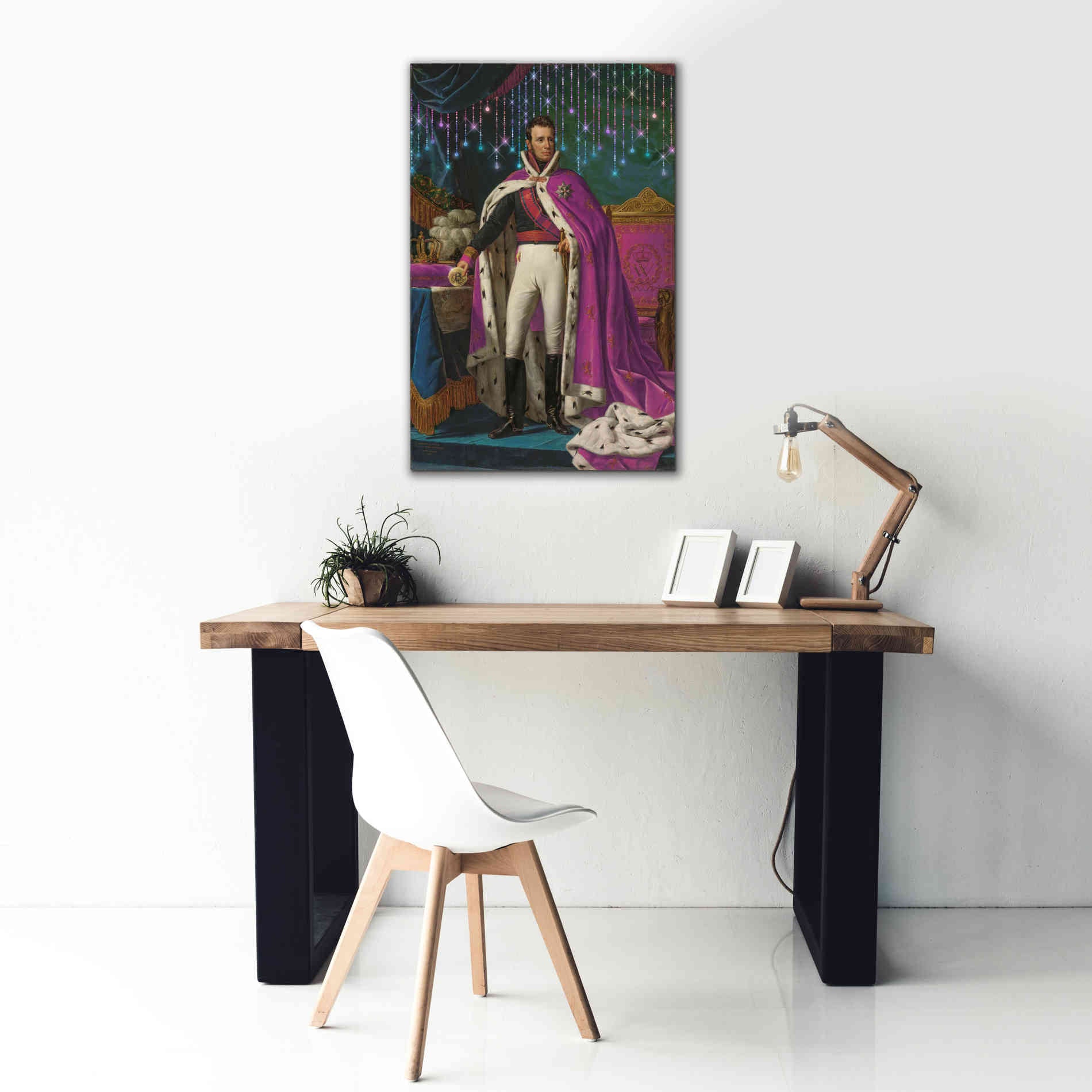 'History Meets Future V' by Andrea Haase Giclee Canvas Wall Art,26 x 40