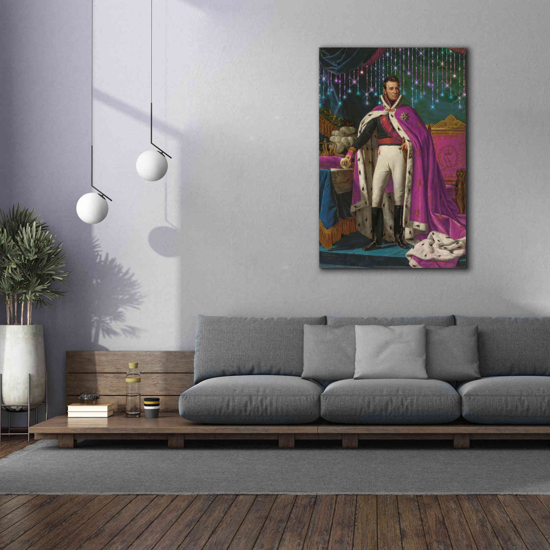 'History Meets Future V' by Andrea Haase Giclee Canvas Wall Art,40 x 60