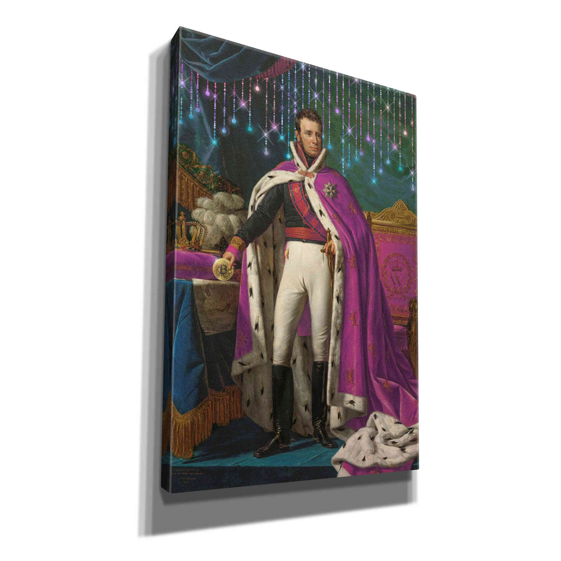 'History Meets Future V' by Andrea Haase Giclee Canvas Wall Art