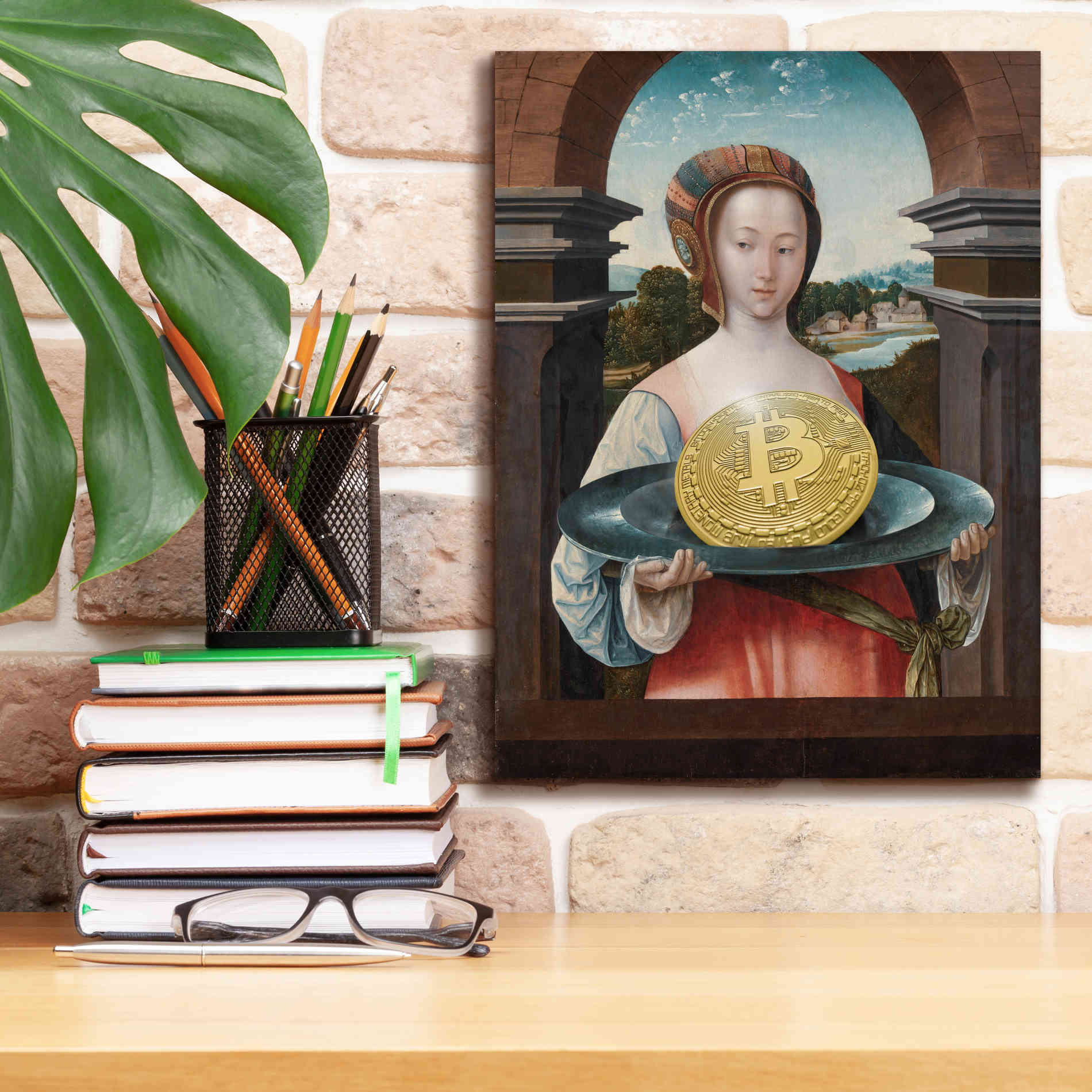 'History Meets Future VI' by Andrea Haase Giclee Canvas Wall Art,12 x 16