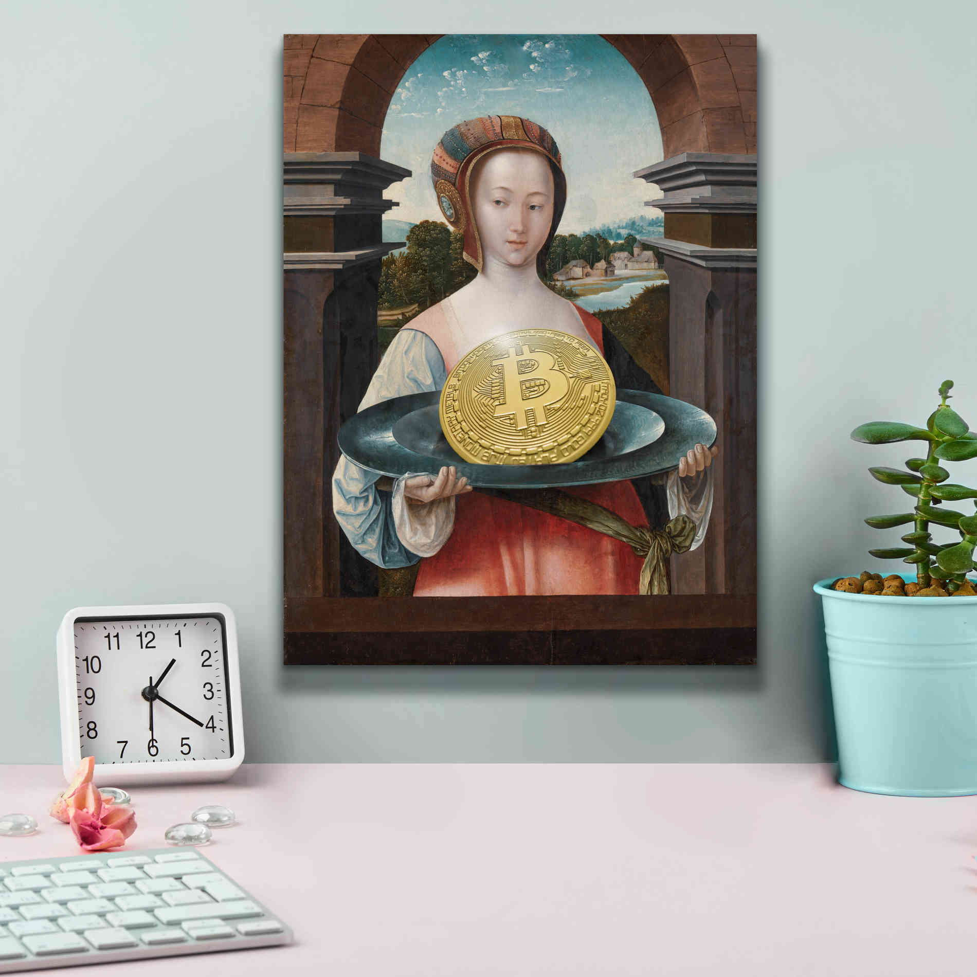 'History Meets Future VI' by Andrea Haase Giclee Canvas Wall Art,12 x 16